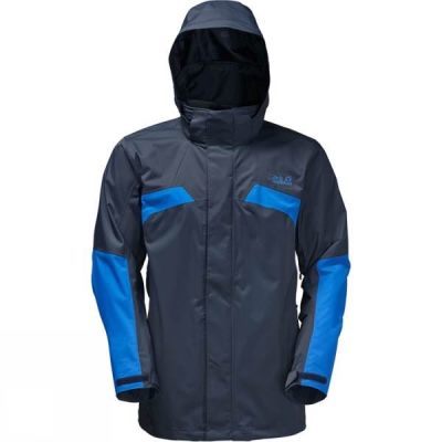 Chaquetas Jack Wolfskin Topaz Hombre Azul Marino - Chile GVC326814